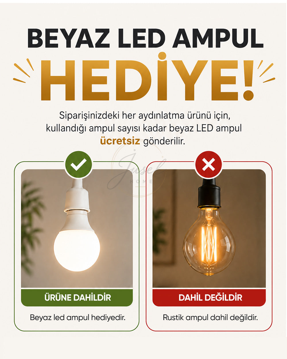 Deniz Kabuğu Abajur - Kırmızı