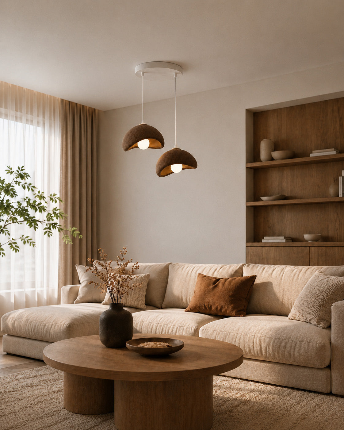 Solea Avize - İkili - Kahve