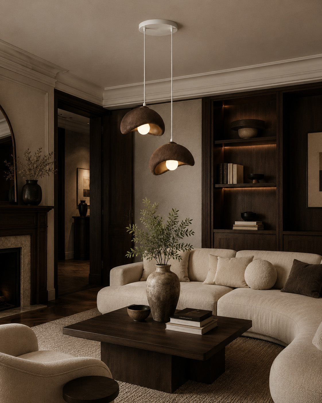 Solea Avize - İkili - Kahve